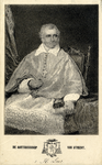 105571 Portret van H. Loos, geboren 1813, aartsbisschop van Utrecht van de Oud R.C. Clerezij (1858-1873), overleden ...